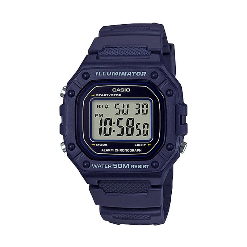 Jual Casio Casio Analog Digital Jam Tangan Pria Hitam Strap Karet Aq 180w 1b Original Original Zalora Indonesia