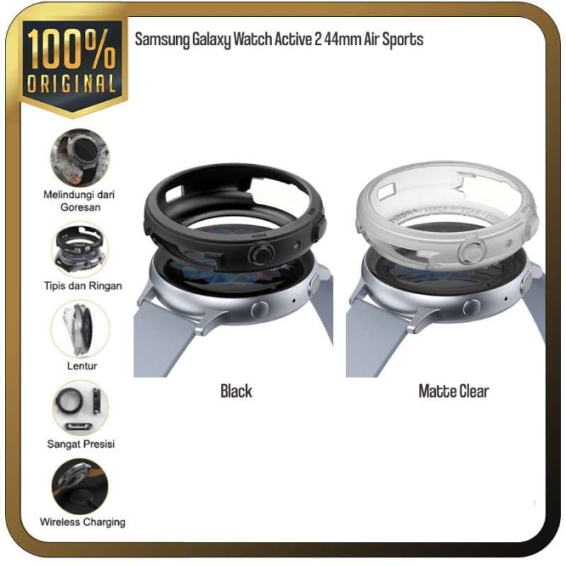 Promo Ringke Galaxy Watch Active 2 44mm Air Sports Softcase Tipis Slim Fit  - Black di Seller Tubruks - Kota Jakarta Barat, DKI Jakarta | Blibli
