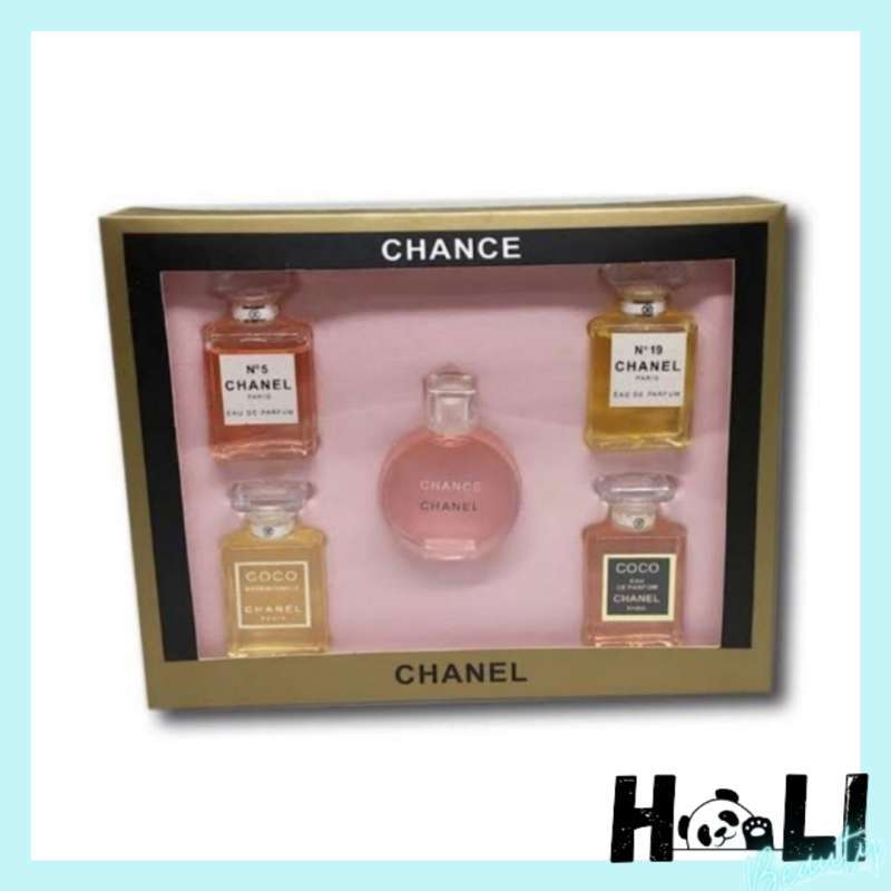 Chanel chance 5 best sale in 1 set