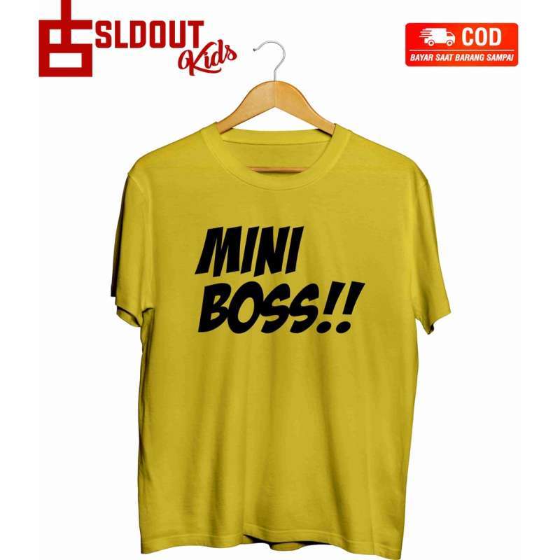 MINI BOSS!! T-shirt Distro SLDOUT KIDS 