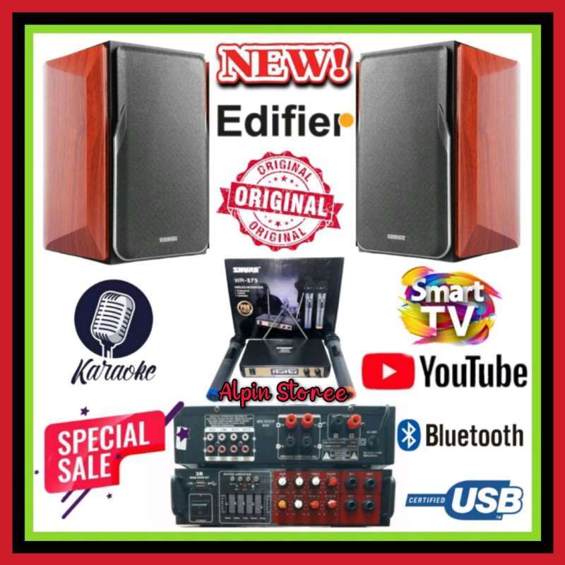 Promo Karaoke Set Mini Edifier P17 Karaoke Smart Tv Ampli