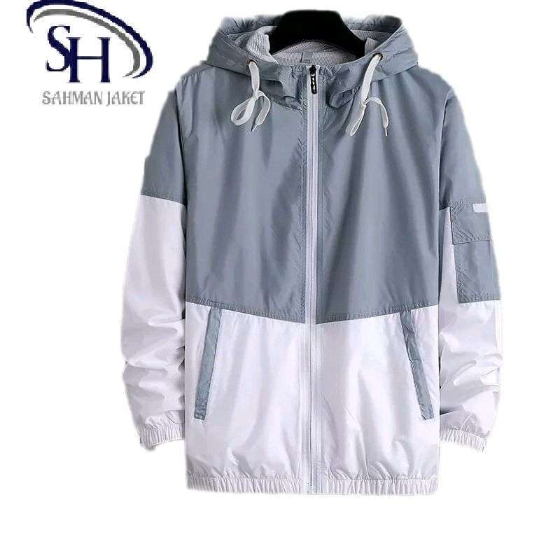 Jaket taslan hoodie outlet