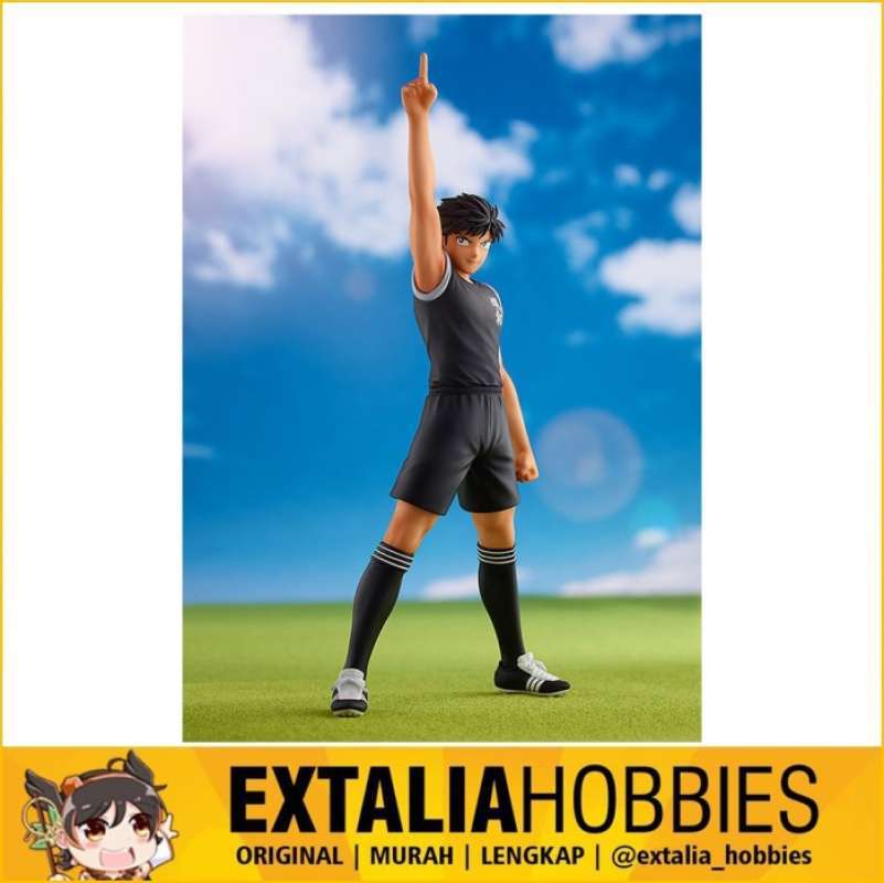 Figura Captain Tsubasa - Kojiro Hyuga Pop Up Parade 17 Cm - Goodsmile, Dettagliati E Pronti Per La Collezione