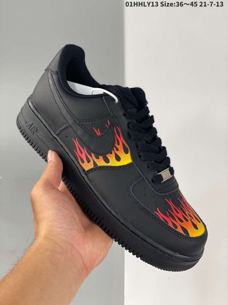 flame air force 1s