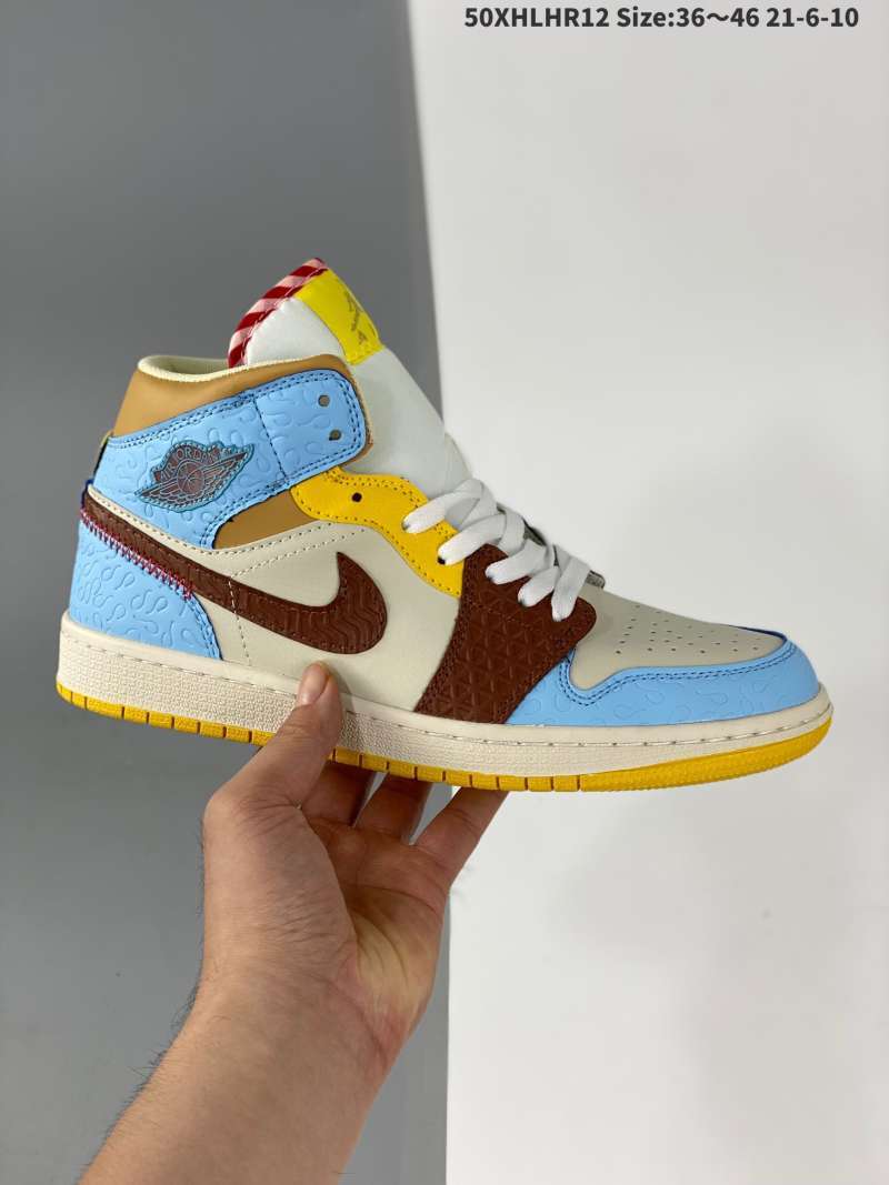 brown and yellow jordan 1