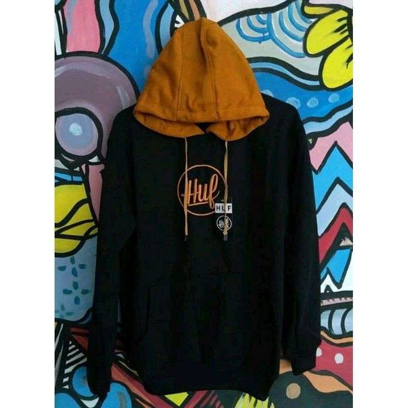 Jual Sweater Hoodie Huf Bordir Logo Jaket Hoodie Huf Pria