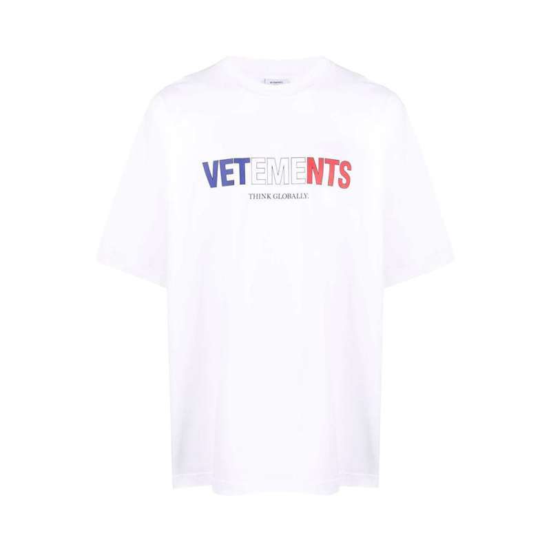Promo Vetements France Logo Cotton T 
