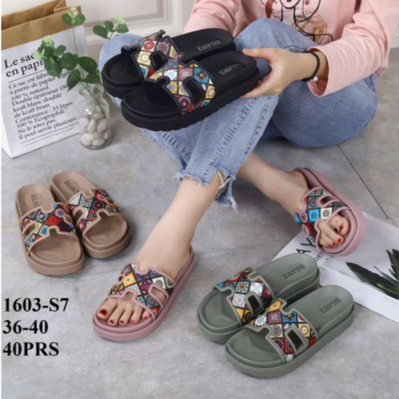 Jual Balance 1603 S7 Sandal Sepatu Wedges Karet Jelly Wanita
