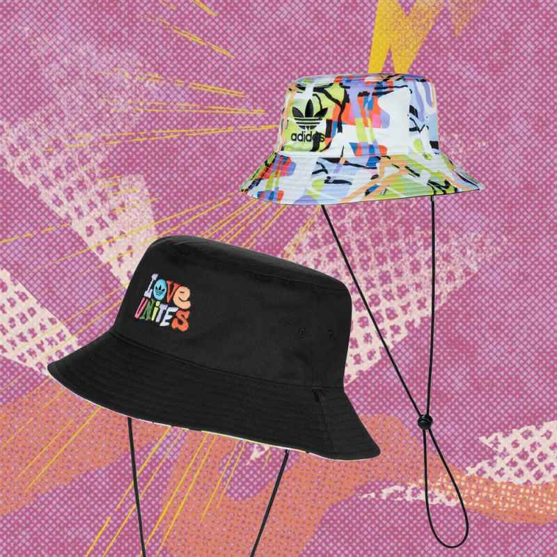Adidas Bucket Hat Reversible HB6616 Black Topi Original 100