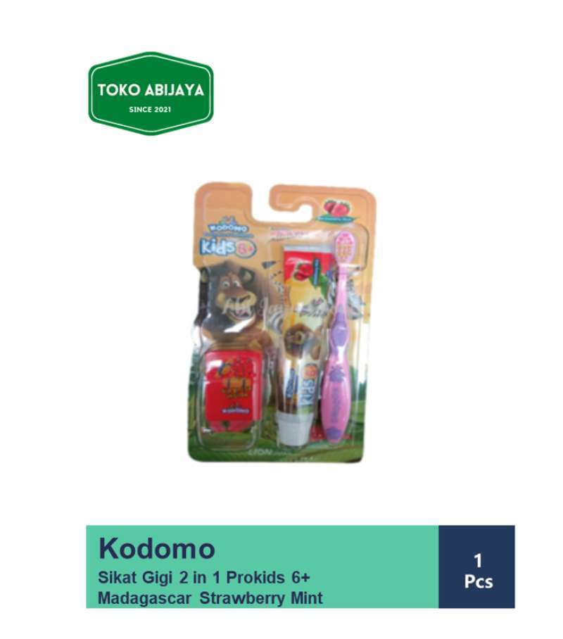 Jual Kodomo Sikat Gigi 2in1 Prokids 6+ madagaskar rasa ...