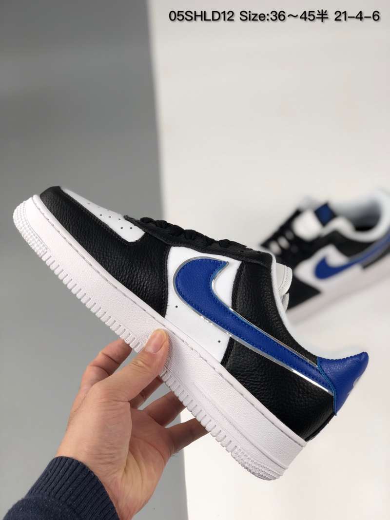 Promo NIKE AIR Force 1 low top double hook white blue casual sneaker dd8684  36.5 37.5 38.5 39 40.5 41 42 42.5 43 44 45 di Seller Cai Wu Official Store  - Indonesia | Blibli