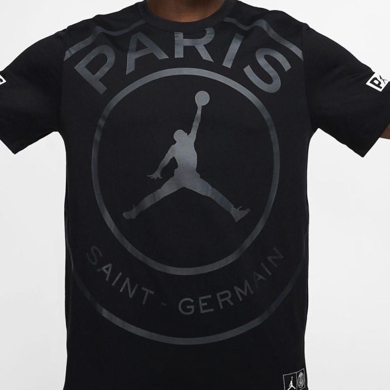 psg jordan black shirt