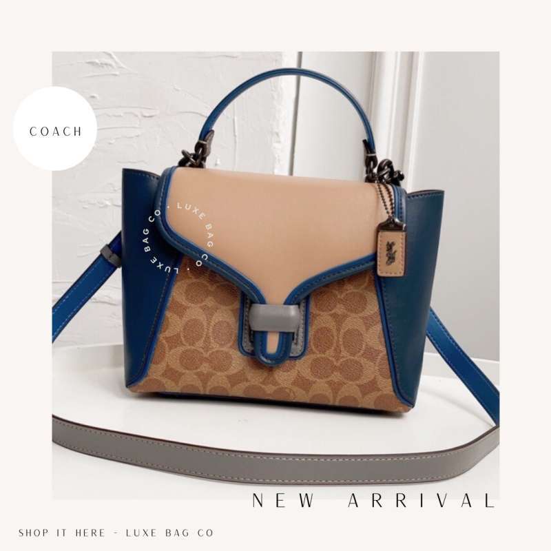 Coach courier store carryall blue