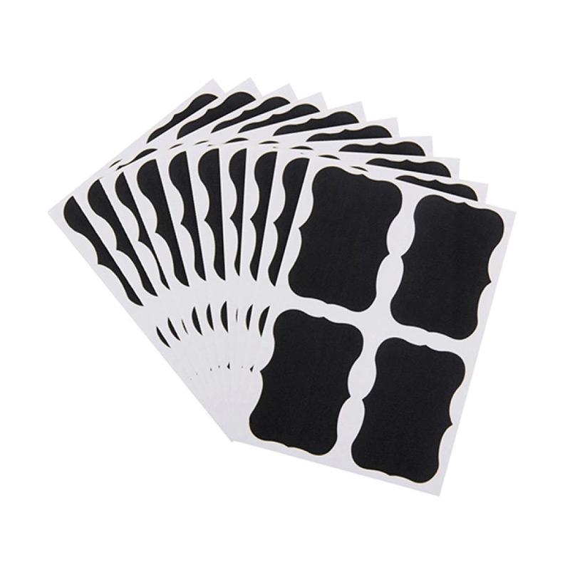 Promo Bluelans Blackboard Craft Kitchen Candy Jar Organizer ...