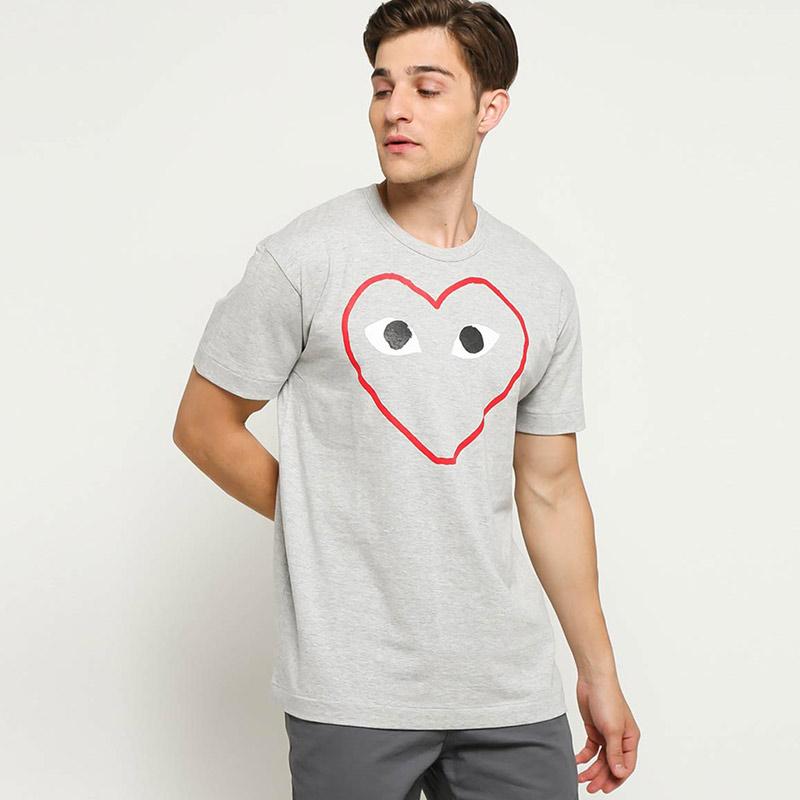 Comme des garçons play t shirt 3d cheap