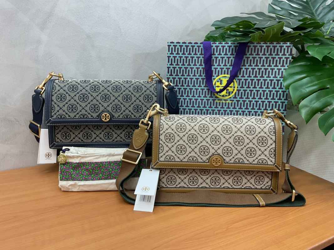 tory burch t monogram jacquard shoulder bag