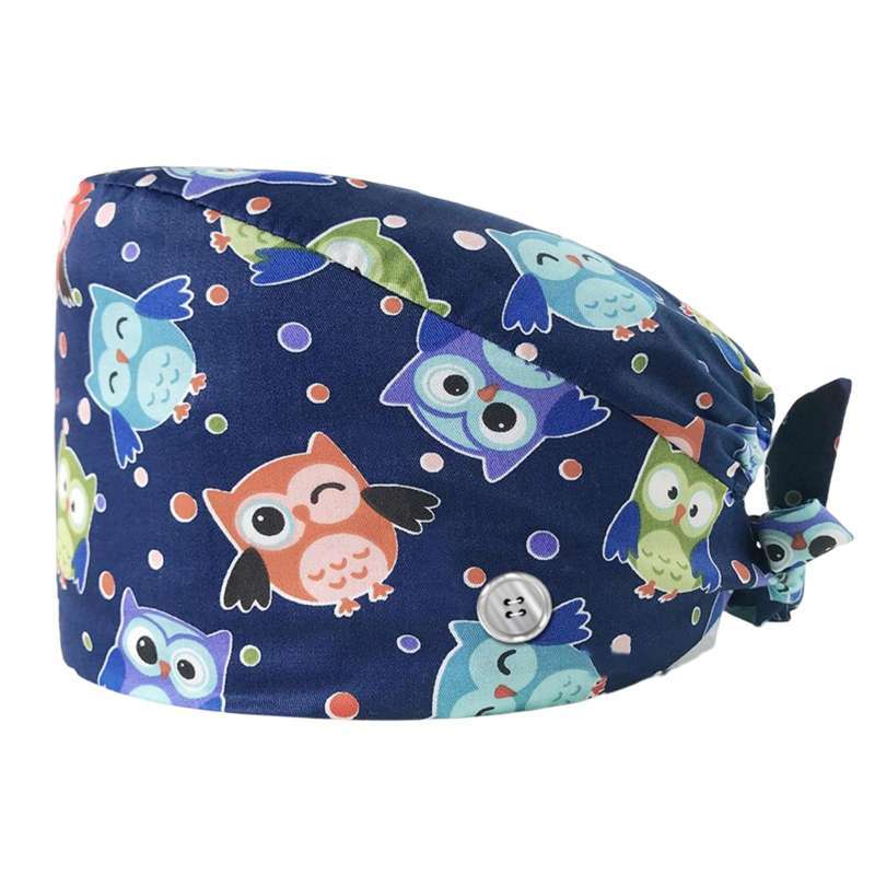 Promo Scrub Caps Cotton Bouffant 