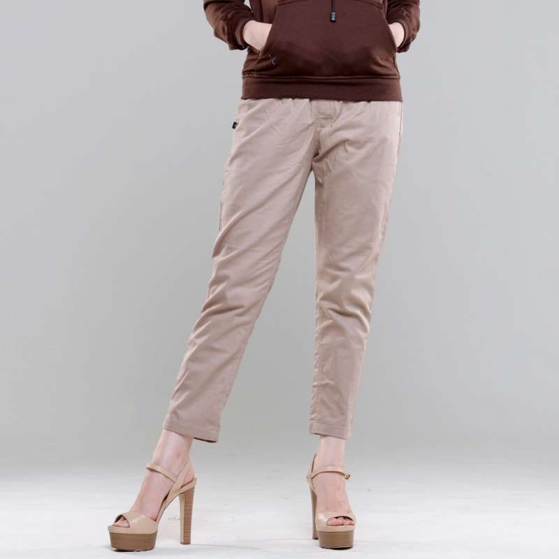 Wanita Skinny Chino Slim Fit Big Size 