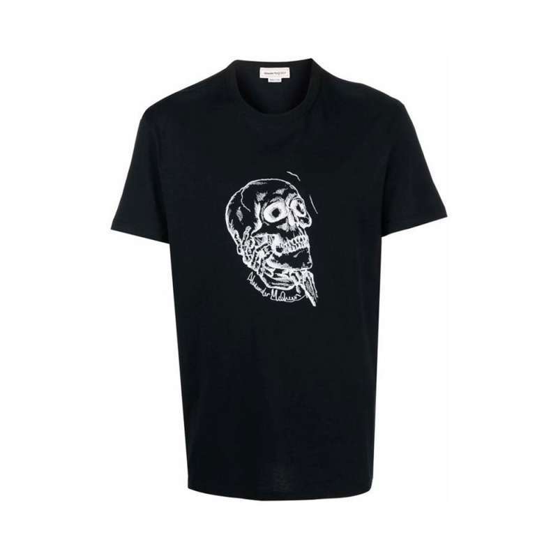 Promo Alexander McQueen Skull Logo T 