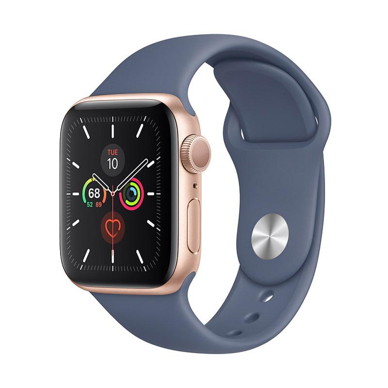 Jual Apple Watch Series 5 40mm Gold Pink Sport Gps Mwv72 Online Oktober 2020 Blibli Com