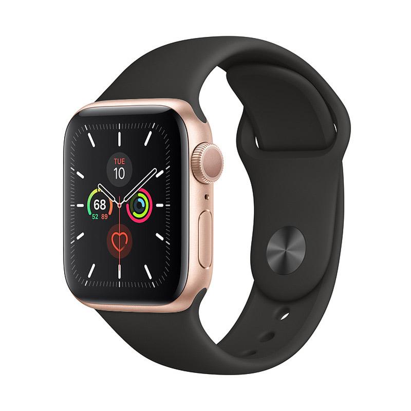 Jual Apple Watch Series 5 40mm Gold Pink Sport Gps Mwv72 Online Oktober 2020 Blibli Com