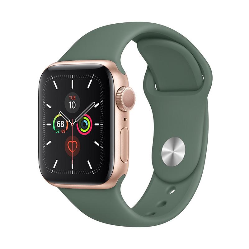 Jual Apple Watch Series 5 40mm Aluminum Case With Sport Band Smartwatch Gold Gps Online November 2020 Blibli Com