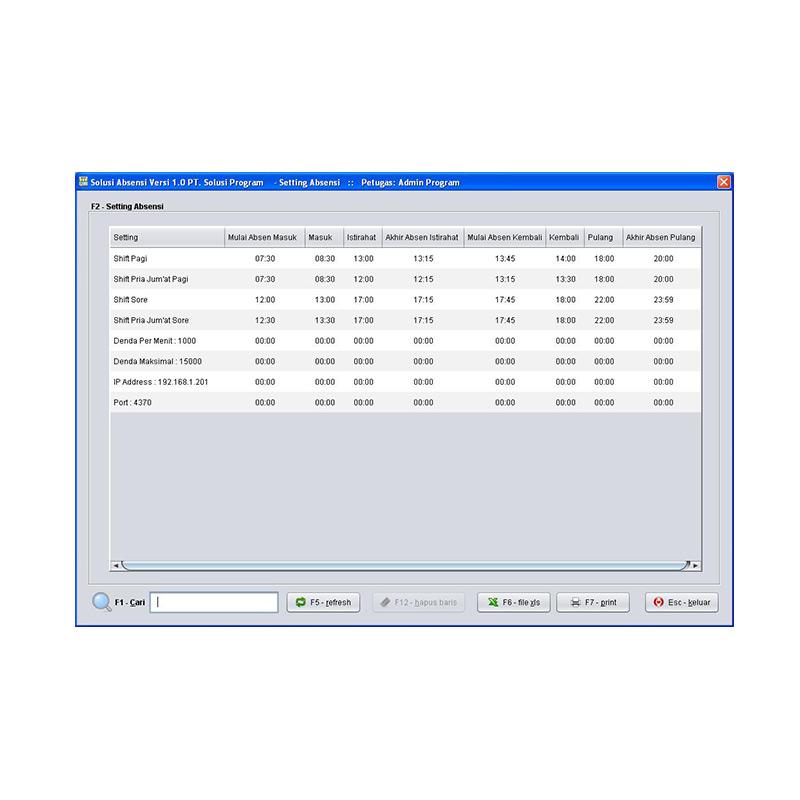 Jual Solusi Program Free Software Aplikasi Absensi Karyawan