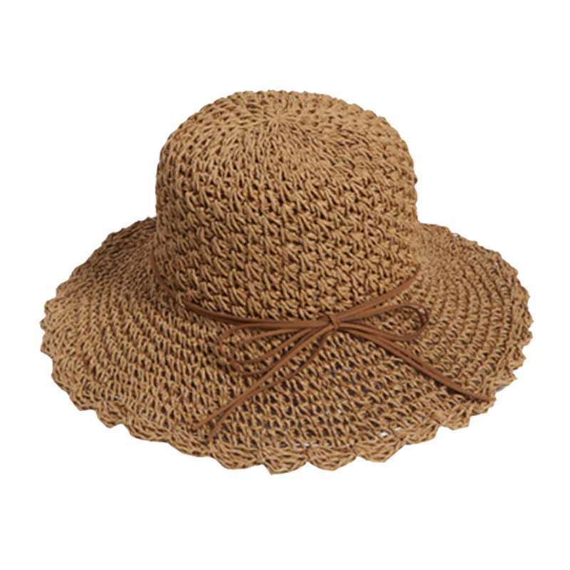 Promo Women Straw Hats UV Protection 