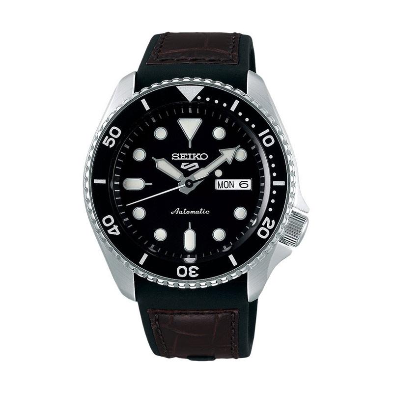 Seiko 5 Sports SRPD55K2 Automatic Black Dial Polyurethane Strap MACHTWATCH