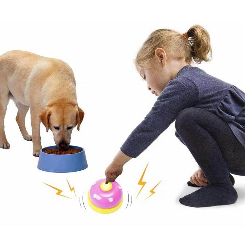 Jual Eds Pet Toy Training Called Dinner Small Bell Paw Print Ring Dog Toys For Teddy Puppy White Online Januari 2021 Blibli