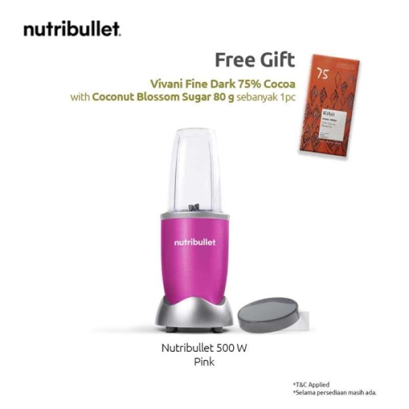 Jual NutriBullet 500W 5pc - Pink Nutri Bullet Blender di Seller  Briellee_shop - Wanasari, Kab. Bekasi
