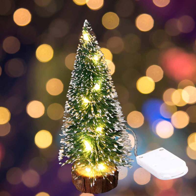 Jual Bluelans Mini Christmas Tree With Led String Light Lamp Home