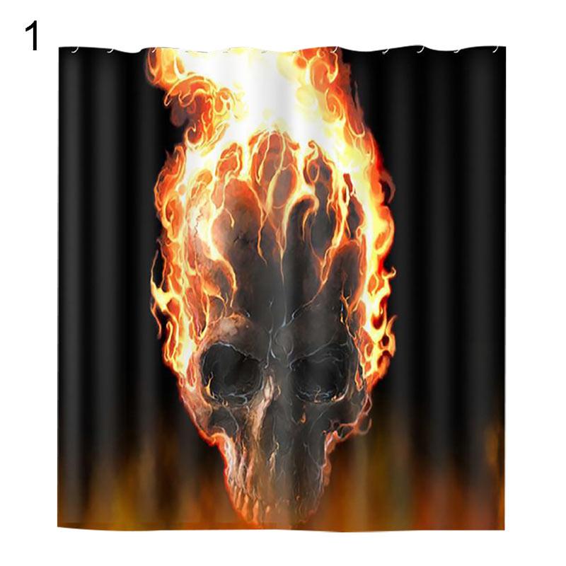 Jual Bluelans Creepy Horror Waterproof Skull Halloween Decoration Bathroom Shower Curtain 180 X 180 Cm Online Agustus 2020 Blibli Com