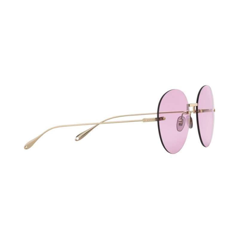 Promo Gucci Frameless Round Sunglasses 