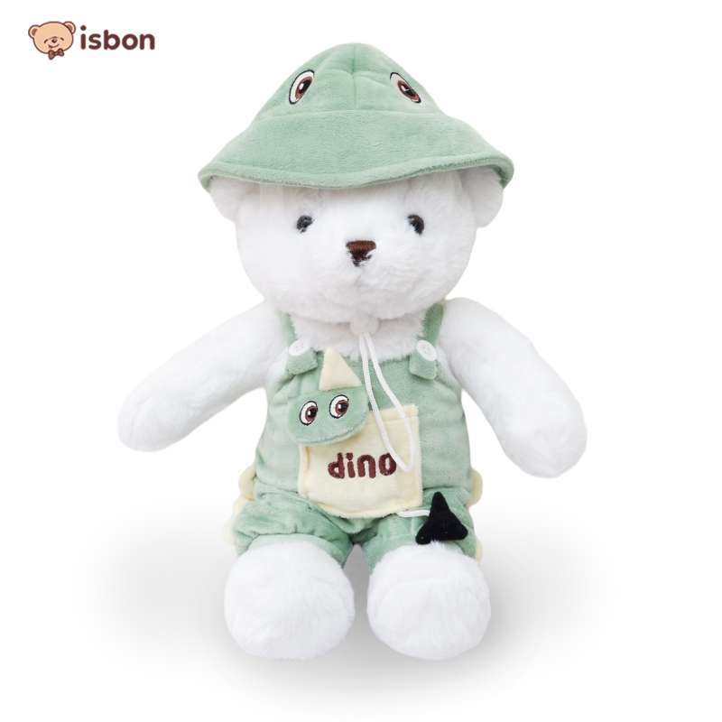 Promo Boneka Beruang Bear Mungil Li Dino With Hoodie Bahan Premium