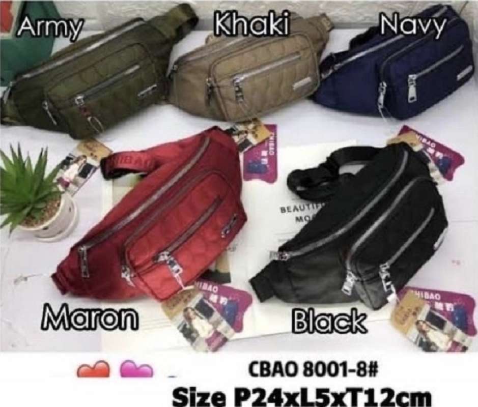 Jual Tas Wanita Import Pinggang Selempang Waistbag Waist Bag