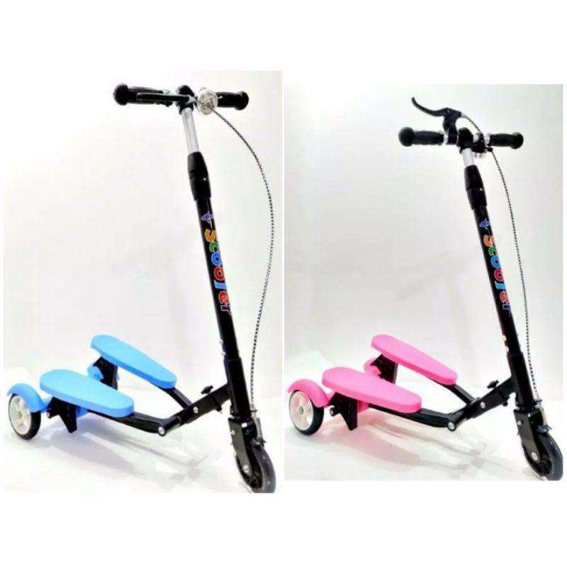 Jual Terbaru !! Skuter Injak Otoped Otopet Dual Pedal Juara