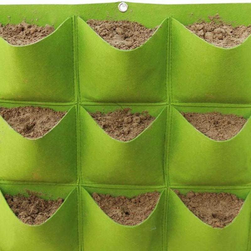 Jual H Ikea Vertical Wall Bags Pockets Garden Flowers Growth Hanging Planter Plants Living Container 49 Pocket