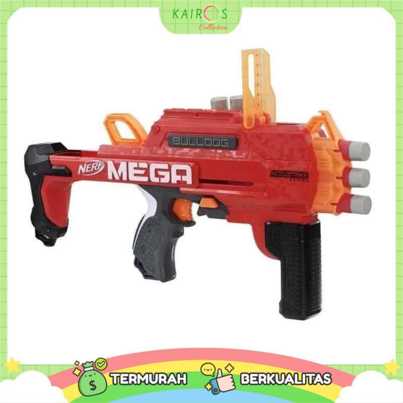 Pistolet Nerf N-Strike MEGA Bulldog – Hasbro – Neuf Sous Blister, Déchaîne La Guerre Dans Le Jardin !