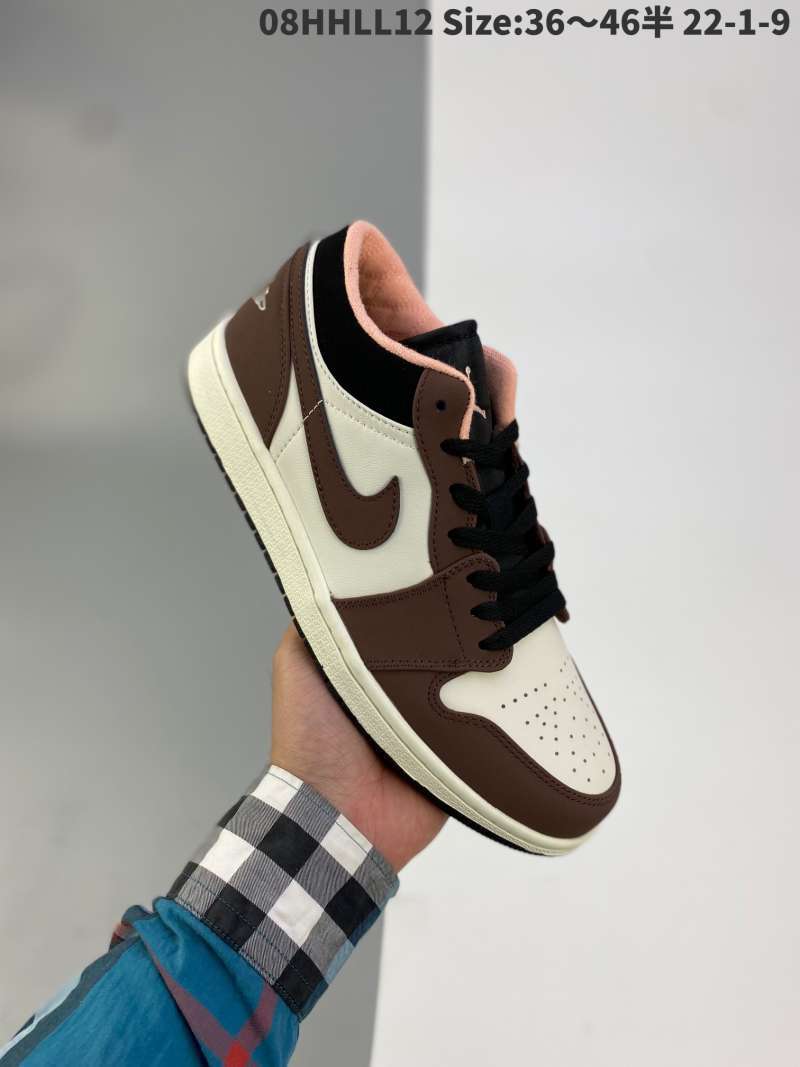 brown air jordan shoes