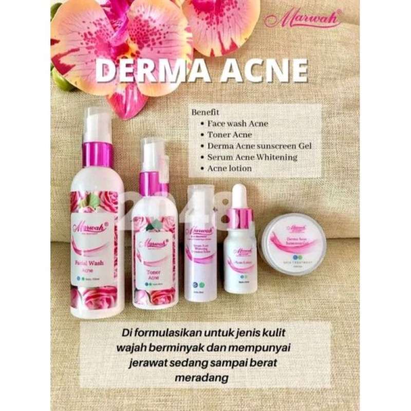 Marwah Skincare Skin Treatment Variant Paket Isi 5 Plus Serum