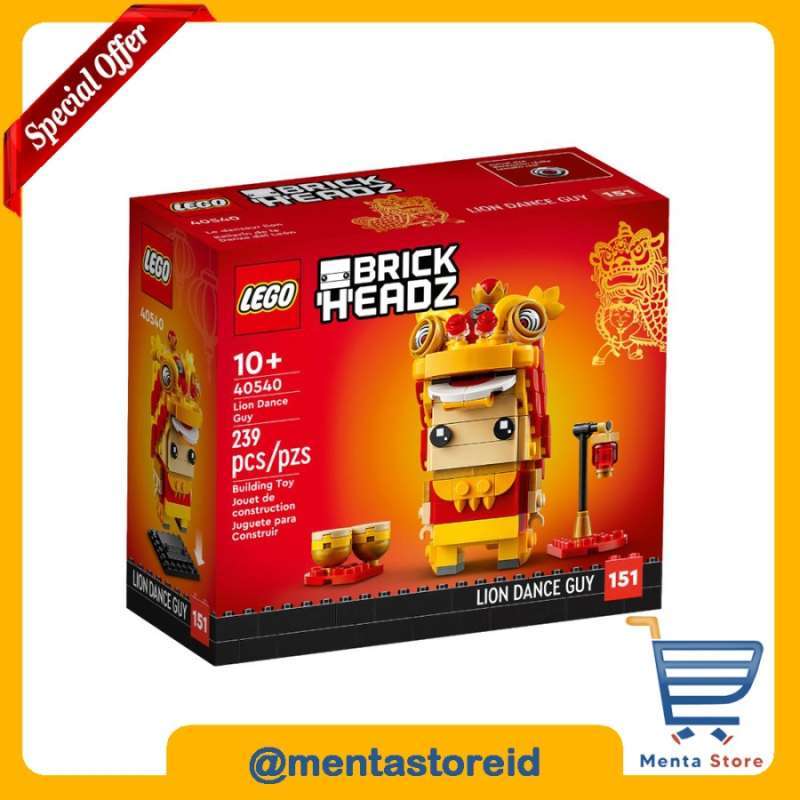 Promo Lego Brickheadz 40540 Lion Dance Guy Chinese New Year Barongsai Cny Diskon 28 Di Seller Menta Toys Bolsena Kab. Tangerang Blibli