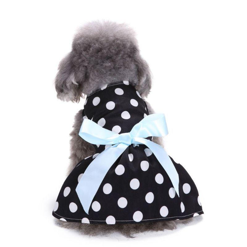 Jual H Ikea Oasismall Cute Polka Dot Ribbon Dog Dress Black Online Desember 2020 Blibli