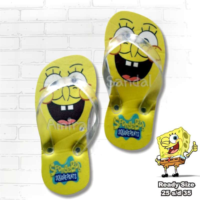 Sandal Jepit Anak Laki Laki Spongebob