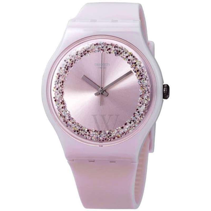 Reloj swatch pink clearance sparkles