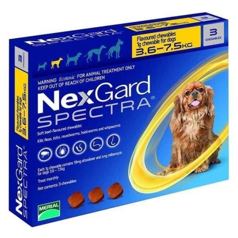 Nexgard spectra sizes online
