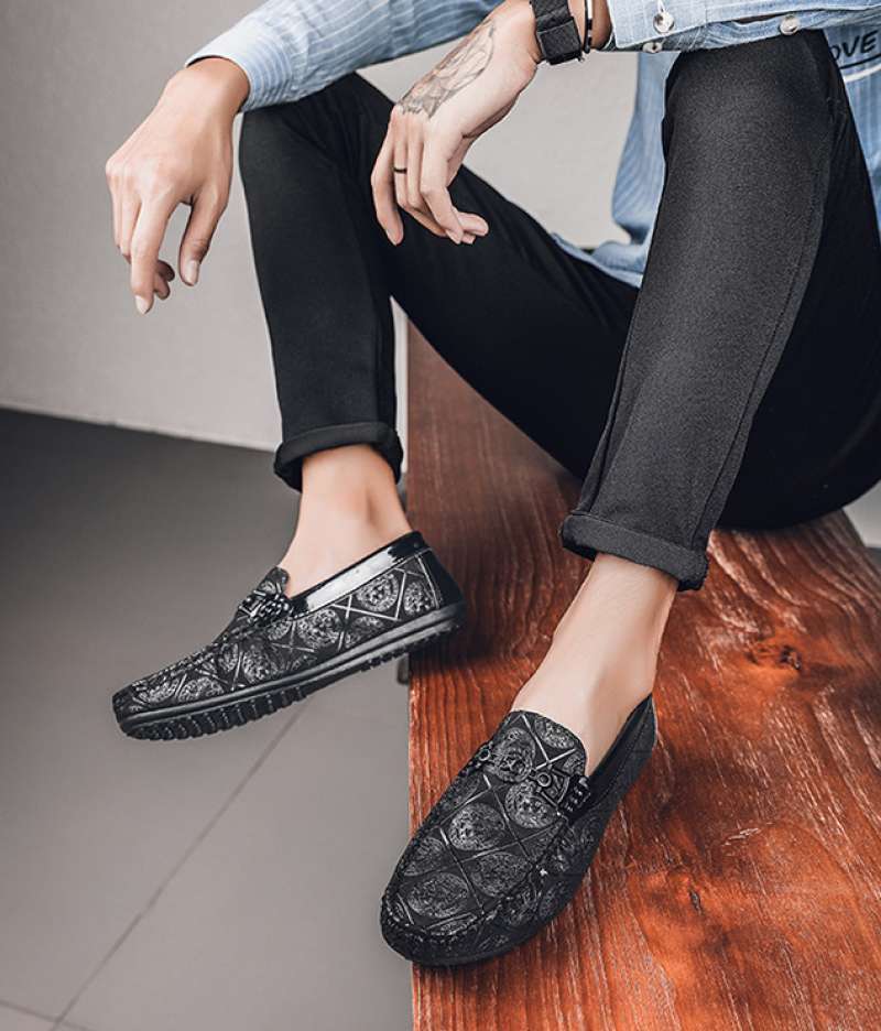 Sepatu casual pria slip on hotsell loafers kerja