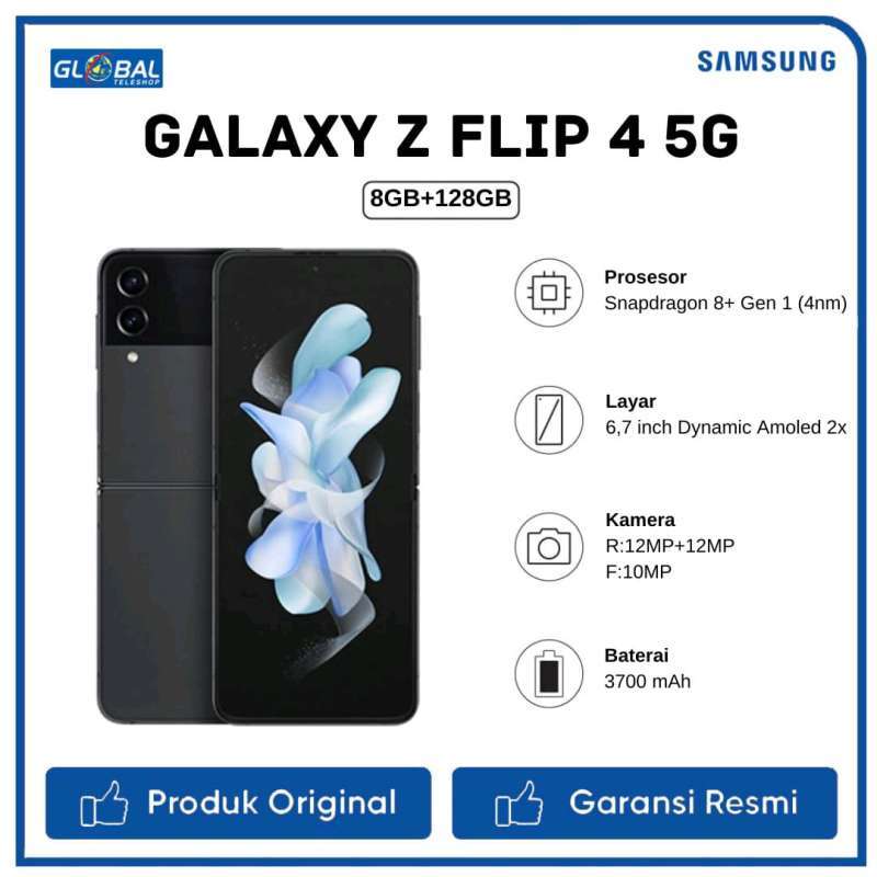 Jual Samsung Galaxy Z Flip4 5G Smartphone [8GB/128GB] di Seller