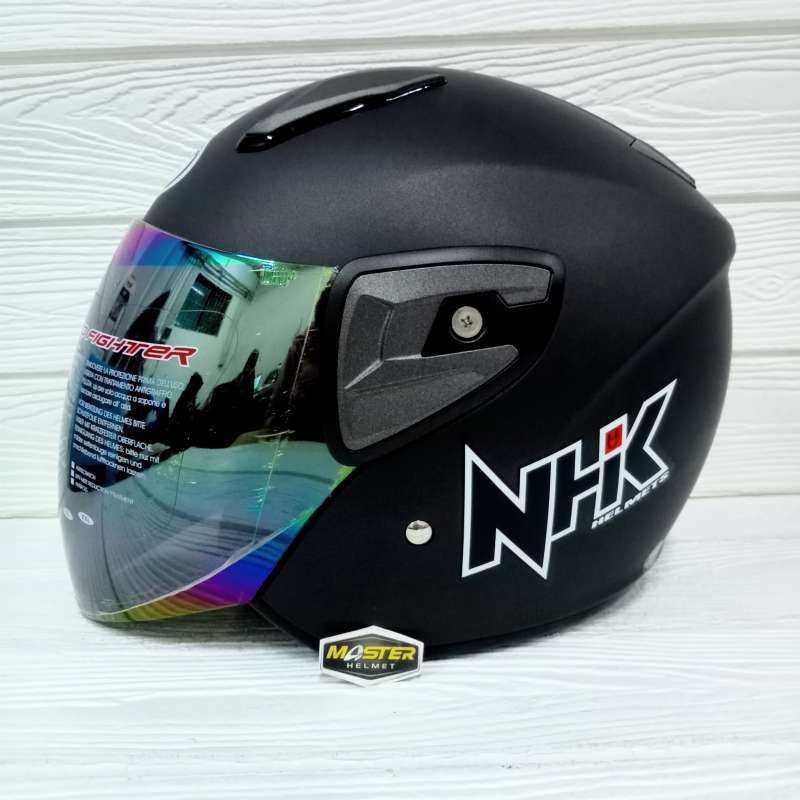 Harga helm nhk half face sales