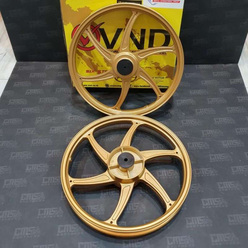 Jual Velg Velek Racing Vnd Six Star Ring 17 Yamaha Mx King Gold Di